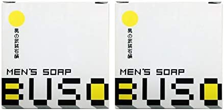 남성 미용 비누 BUSO 무장 soap+soap 케이스 첨부 각1