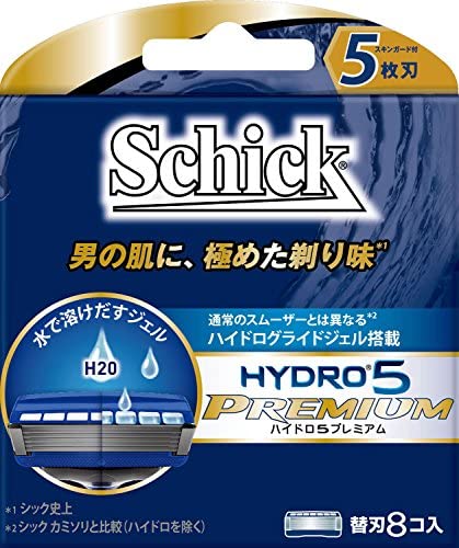 쉬크 Schick 5 매칼 하이드로5 프리미엄 체칼 8《고》입 남성 면도기
