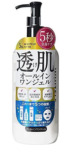 화이트 루피《후스》 all in one 젤 500ml (대용량)【전신으로도 쓸만한 민감성 피부 건조기 미백】