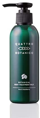 콰트로 quattro 보타니코 바디 크림 남성 펌프식 보태니컬 트리트먼트 밀크 180ml 보습 건조기 향기 아로마 전신용 스킨 케어