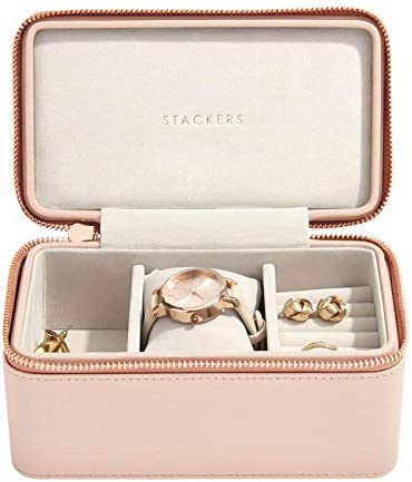 STACKERS LONDON 트래블 쥬얼리 박스 DEEP/직접기의 딥 Watch Travel Jewelry Box 그레이 쥬