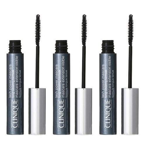 크리니크 CLINIQUE 러쉬 파워 마스카라 롱 웨어 링 포뮬러 01 블랙 오니 오닉스 6mL 3개세트