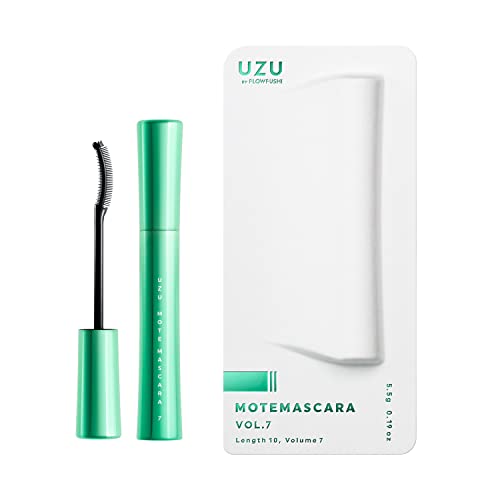 UZU FLOWFUSHI 우즈바이후로후시 인기 마스카라 VOL7 - 세퍼레이트 속눈썹 케어 내수성 뜨거운 더운 물 오프 알코올 프리 저 자극성