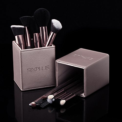 SIXPLUS 매력의 커피색 메이크 브러시15개세트