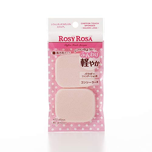 rosy 로우 더 시폰 터치 스펀지N 스퀘어L 2개입
