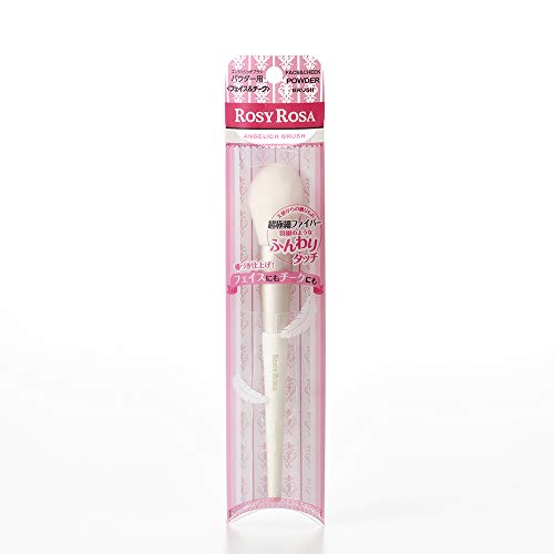rosy 로우 더 engineering릿치부라시 페이스&teak 메이크 브러시 1개