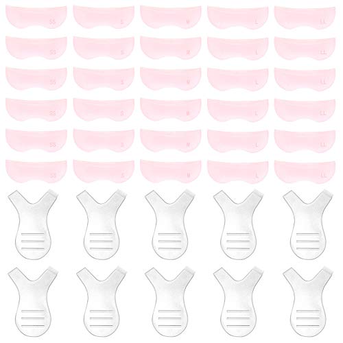 40점 세트 속눈썹 패드 파마 툴 실리콘의 아이 페이크 fake 아이리도루토리후틴 메이크업