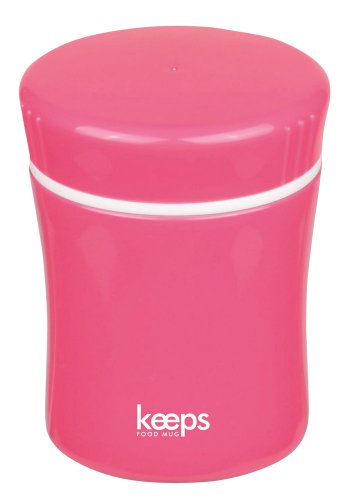펄 금속 스프 밥통 270ml 핑크 보온 보냉 후드 머그 Keep스 HB-267