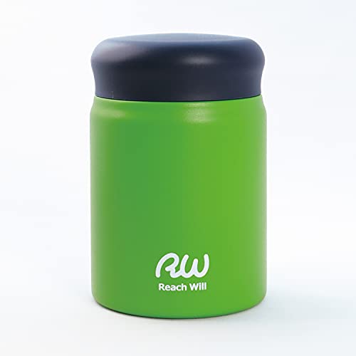 Reach Will보온병 후드 포트320ml 경량 진공2 중구조 스테인레스 포트 보온 보냉 그린 RBB-32MGR
