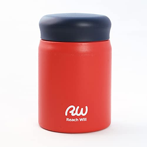 Reach Will보온병 후드 포트320ml 경량 진공2 중구조 스테인레스 포트 보온 보냉 레드 RBB-32MRD
