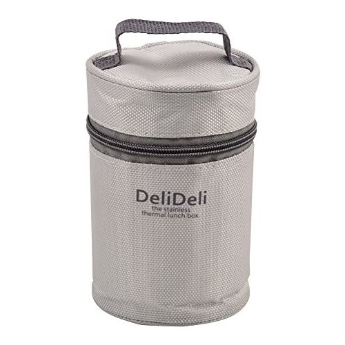 펄 금속 스프 밥통 400ml 용 백 그레이 후드 머그 델리 HB-1736