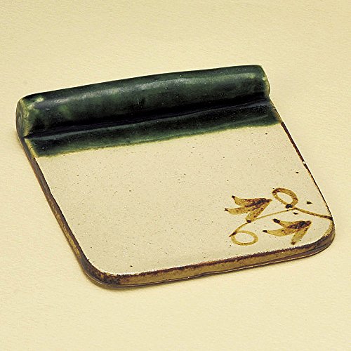 일본 식기그릇 수제품 오리베 덩굴풀권 접시소 11.5 x 10 1.5cm 172g 송화 당 토물수구조 요정 여관 일식 그릇 음식점 식기 업무용