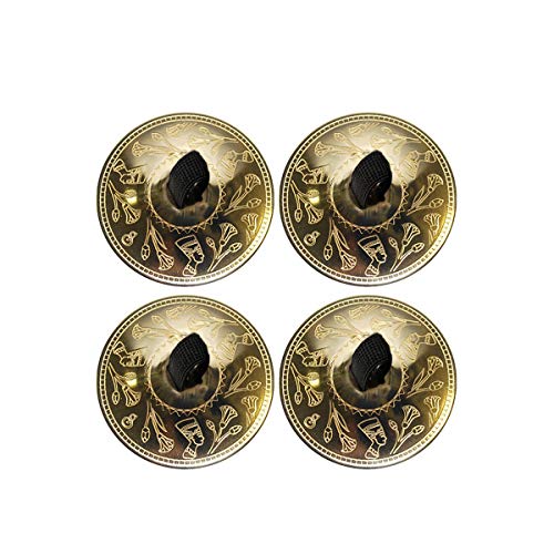 Belly Dance Tribal Fusion Finger Cymbals Set of 4 Brass Zills ATS