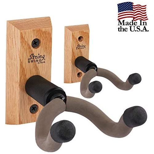 String Swing CC01KOAK Hardwood Home & Studio Guitar Hanger