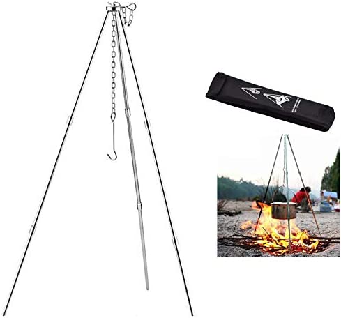 tripod Douya 모닥불 삼각분화관 3단 접어 높이 조절 가능 아웃도어용 최대내 중량15KG 수납 케이스 첨부 와