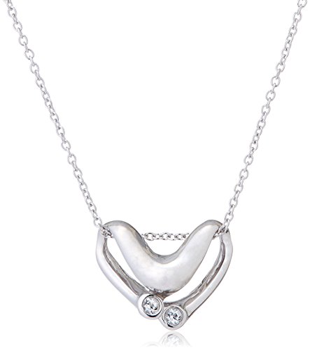 [《갸로》 디 디아망테] CHIARO DI DIAMANTE 응원 블랑《시》 Made with SWAROVSKI GEMSTONES 실버925×topaz 펜던트 넥크리스 CHD0062