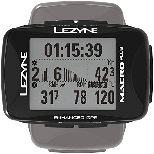 LEZYNE 매크로 플러스 자전거 GPS 컴퓨터 블루투스 스마트 접속 라이브 tracking Stravasegment 28시간 런 타임 USB충전식 사이클링