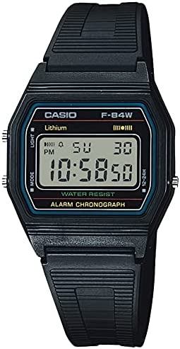 카시오 손목시계 컬렉션 F-91W-1JH 남성 블랙