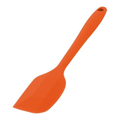 uxcell 케익 아이스크림 batter DIY 내열 툴 스파츌라 스쿠랏파 베이커리 실리콘 오렌지색