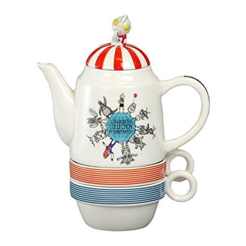 애용사 티포트 멀티 컬러 포트/17x9.2x높이16.9cm 컵/직경9.2x11.9x높이4.7cm