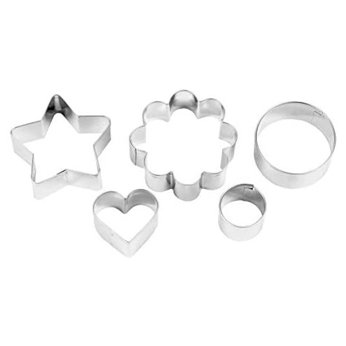 DELISH KITCHEN Pearl 메탈 스테인레스 스틸 Cookie Cutter Set