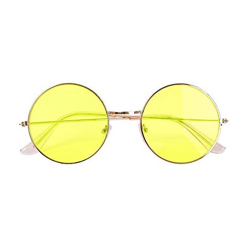 컬러 렌즈 메탈 라운드 선글라스sunglass 루피스