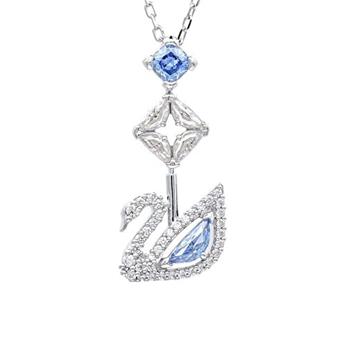 스와로브스키 SWAROVSKI 넥크리스 스완 DAZZLING SWAN 펜던트 5530625 [병행수입품]