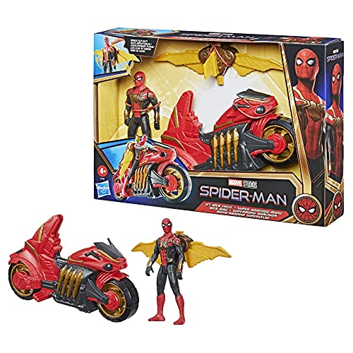Marvel 마베루 스파이더맨 :노웨이홈/ 제트 웹 싸이클 F1110 정규품 vehicle+액션 피규어 세트
