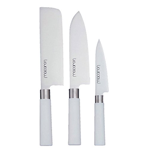 Macaroon Kitchen Knife 세트 3 Vanilla MC u2013 35rw