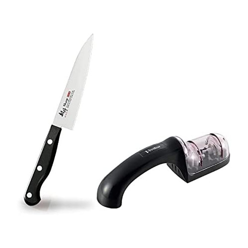 【Amazon<!-- @ 17 @ -->co<!-- @ 17 @ -->jp 한정】시타무라 공업 일본제 부엌칼2점 세트 16.5㎝ [ 마을두 Sharp ] MSP-901