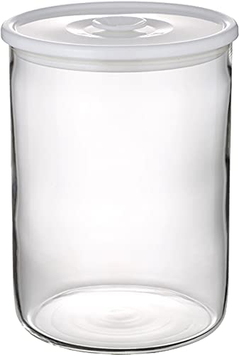 이와키 내열 유리 밀폐 용기 화이트 950ml 팩&레인지 와이드 T713MP-W