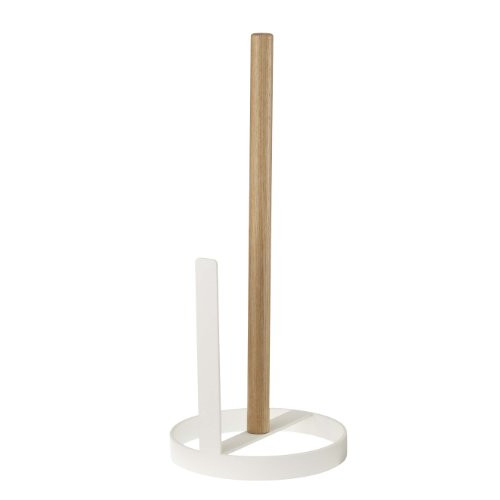 야마자키 실업 키친 페이퍼 홀더 화이트 약W11xD11xH26.5cm 토스카 7819