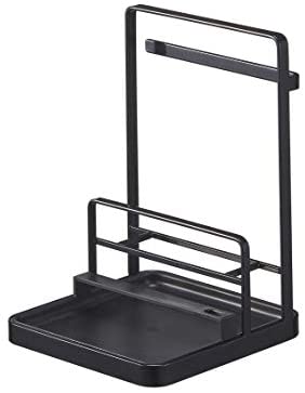 야마자키실업 도구 스탠드 블랙 약 W9×D9×H14cm 타워 6774