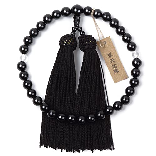 Saliten Prayer Beads 여성 Comes 가방 Can be used all denominations funerals nighttime activities grave visits formal events 매트 onyx 크리스탈 maline