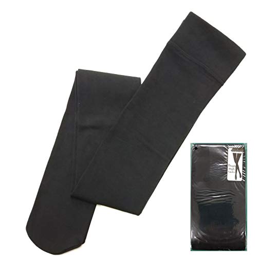Set of 2 Pairs Black Solid Warm Brushed Back 110 Denier Over Knee Socks Thigh Length