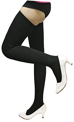 OUFANCY 초롱 오버니삭스 사이하이 약85cm-90cm 허벅지 보온 방한 면 롱삭스 하이삭스