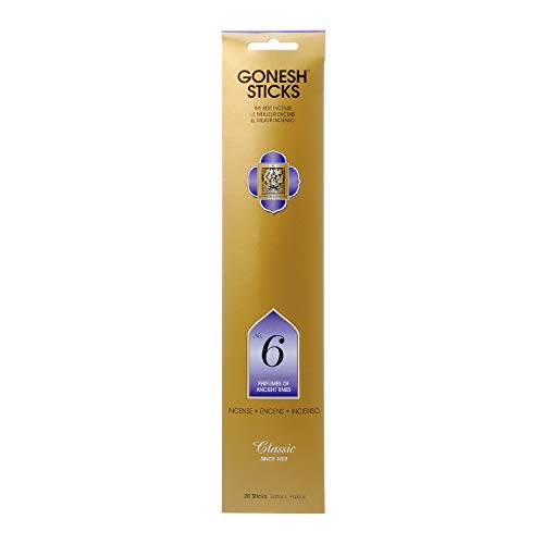 GONESH 가넷슈 향기 향료 스틱 No.6 수지계 20개입 65mmx7mmx310mm