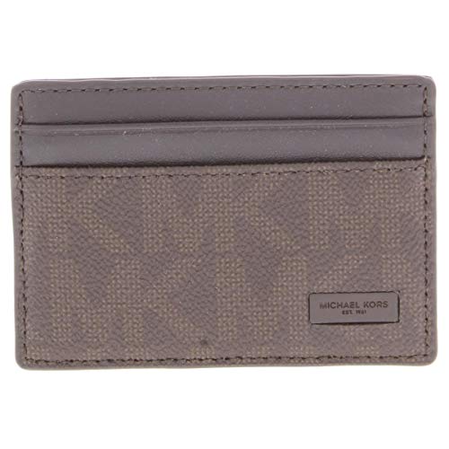 마이클 코어스 Logo Mens ID Card 케이스 Wallet Brown