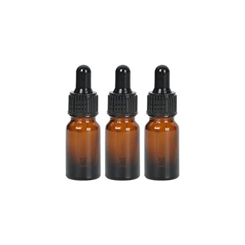 아로마 오일 용기 스포이드 부착 차광병 10ml 3개 라벨스티커 제공