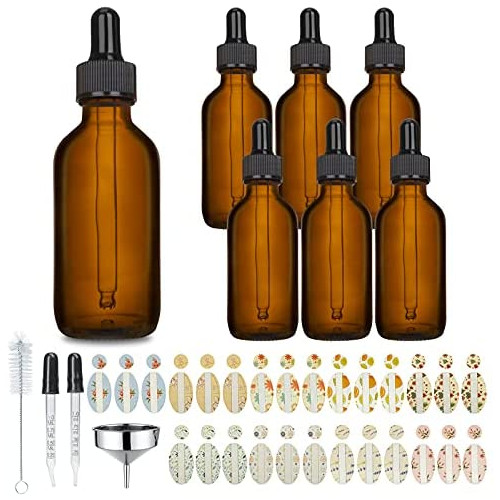 리필 용기 스포이드 부착 차광병 60ml 6개 (별도부속품 제공)