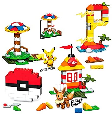 메가 콘트랙스 GMD35 포켓몬스터 크레이티브 박스 피카츄와 이브이 450 Pieces