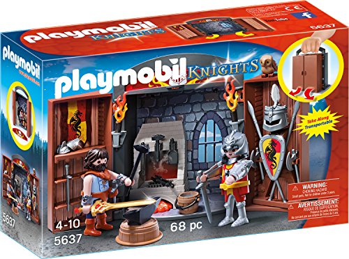 플레이모빌 5637 Knights Armoury 폴딩 Game Box