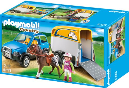 플레이모빌 5223 Country SUV Horse Trailer