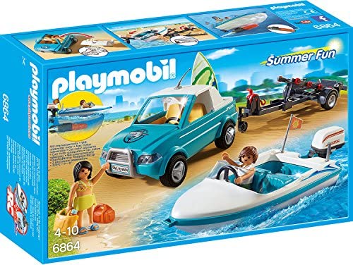 플레이모빌 6864 - Surfer-Pickup mit Speedboat