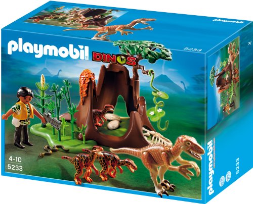 플레이모빌 5233 Velociraptor Attack on Deinonychus Nest