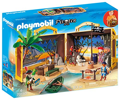 플레이모빌 70150 Pirates Travel Pirate Island Colourful