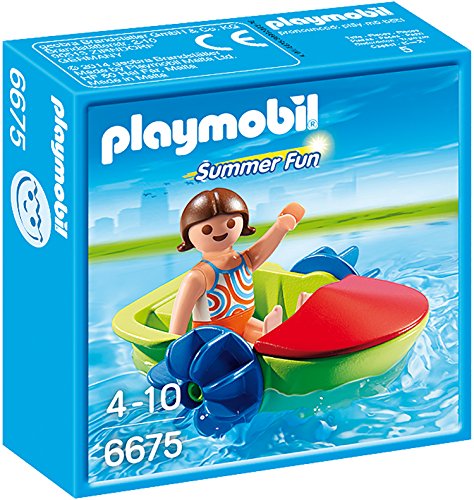 플레이모빌 6675 Summer Fun Water Park 어린이 s Paddle Boat