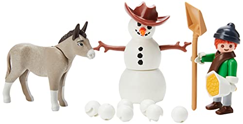 플레이모빌 DreamWorks Spirit 70398 Snow Fun Snips & Mr Carrot