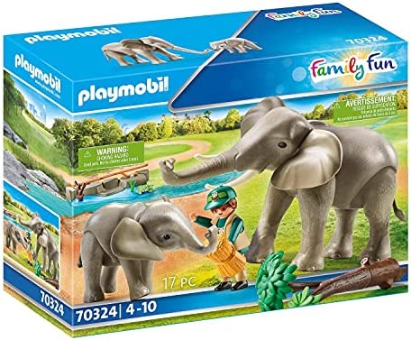 플레이모빌 70324 Elephants Outdoor Enclosure