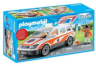 플레이모빌 시티 Life 70050 Emergency Doctor Car Light 사운드